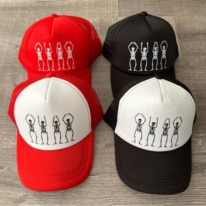 ⭕️🏈🏟 Ohio Skeleton Trucker Hats